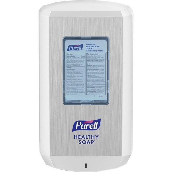 Purell Dispenser, CS6, f/Healthy Soap, 1200 ml Cap, 2/CT, White GOJ653001